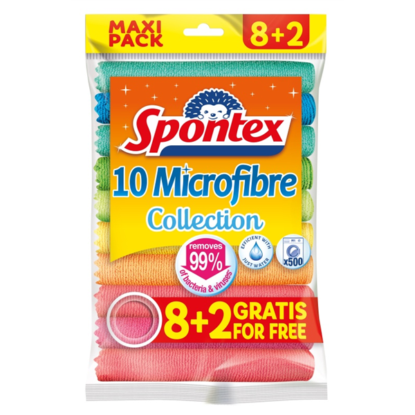 Spontex 19780028 Microfibre 8+2 Zdarma