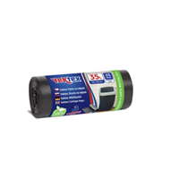 Sáčky na odpadky extra pevné 35L - 15 ks, černé