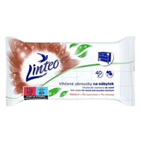 Linteo vlhčené ubrousky na nábytek, 40 ks