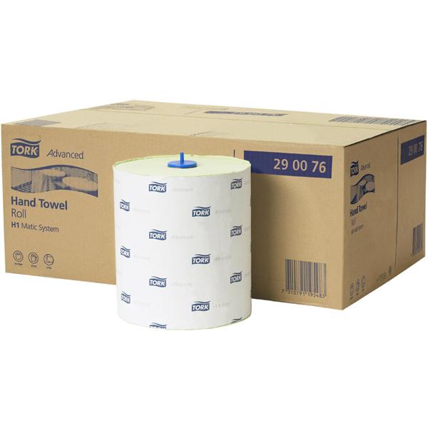 Tork Matic papír. ručníky v roli, zelené,recykl, 2 vrstvy (6x150m),H1 