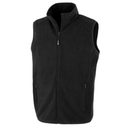 Vesta fleece UNISEX 100% polyester, černá, vel. M
