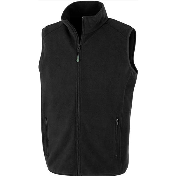 Vesta fleece UNISEX 100% polyester, černá, vel. 3XL