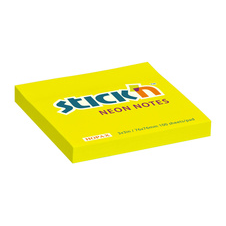 Bloček samolepící STICK´N 76x76mm, žlutá