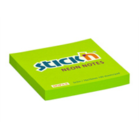 Bloček samolepící STICK´N 76x76mm, zelená