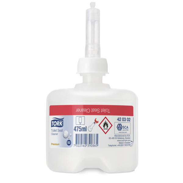 Tork čistič WC sedátek, Premium, Čirá, 475 ml, 475 dávek, S2