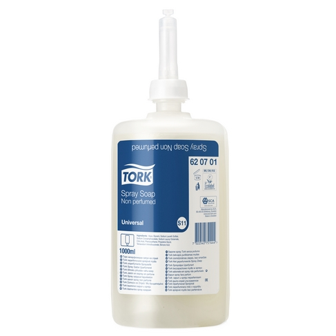 Tork mýdlo sprejové neparfémované, Premium, Čirá, 1000 ml, 3000 dávek, S11