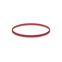 Gumičky červené slabé (1 mm, ? 8 cm) [1 kg]