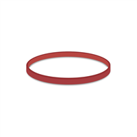 Gumičky červené silné (3 mm, ? 8 cm) [1 kg]