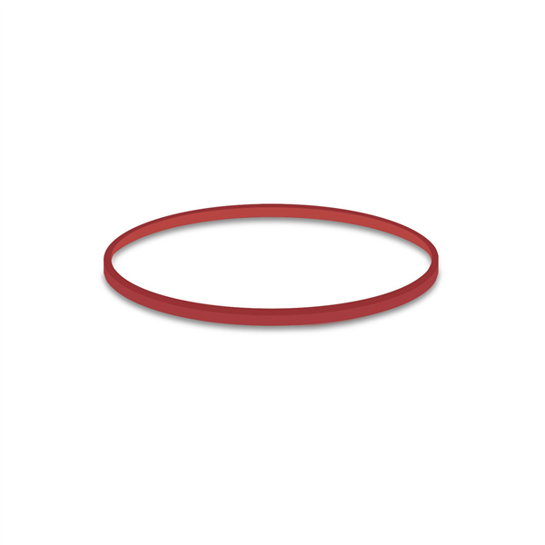 Gumičky červené slabé (1 mm, ? 8 cm) 50 g [1 bal.]