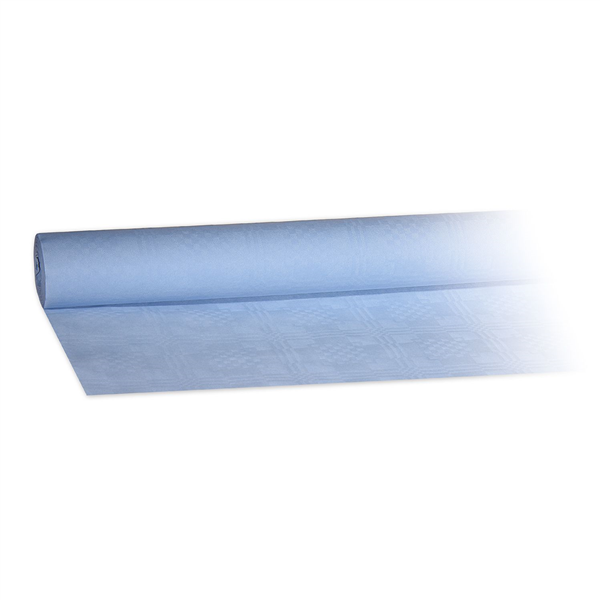 Papírový ubrus rolovaný 8 x 1,20 m světle modrý 