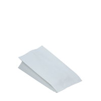 Papírové sáčky nepromastitelné bílé 10,5+5,5 x 24 cm [100 ks]