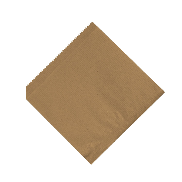 Papírové sáčky (HAMBURGER/KEBAP) hnědé 16x16cm [500 ks]