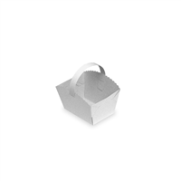Svatební košíčky s ouškem 10 x 8 x 6 cm [50 ks]
