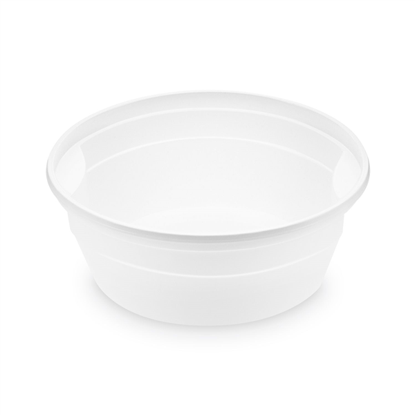 Polévková miska bílá (PP) 350 ml, ? 127 mm [50 ks]