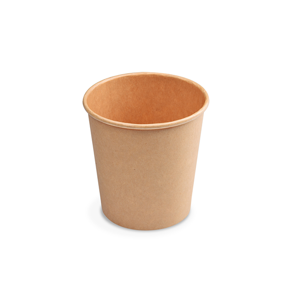 Papírový kelímek kraft PR-73mm 200ml `S: 0,18L/7oz` [50 ks]