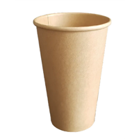 Papírový kelímek kraft PR-80mm 330ml `ML: 0,3L/10oz` [50 ks]