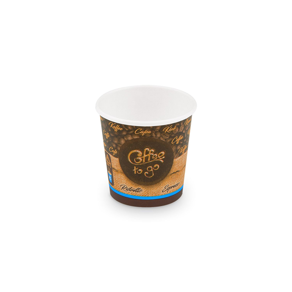 Papírový kelímek "Coffee to go" 110 ml, XS (? 62 mm) [50 ks]