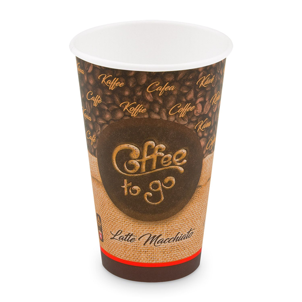 Papírový kelímek "Coffee to go" 510 ml, XL (? 90 mm) [50 ks]