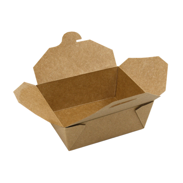 Krabička / box (PAP-FSC Mix/PET) nepromastitelný kraft `M` 151 x 120 x 65 mm 1300ml (50 ks)