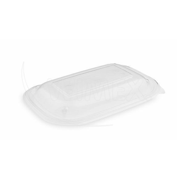Víčko vypouklé průhledné pro menu mísu M 22x15 x 2 cm (PP) [50 ks]