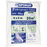 Zakrývací fólie 4x5m LDPE - 40MY