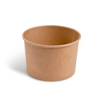 Papírová miska (PAP/PE) kraft Ø110mm 475ml [50 ks]