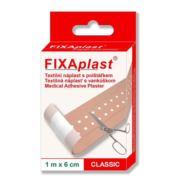 Náplast Fixaplast CLASSIC 1mx6cm