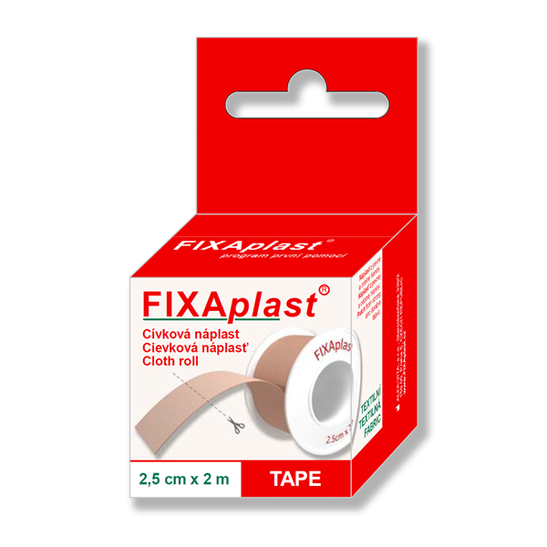 Náplast cívka Fixaplast TAPE 2.5cmx2m