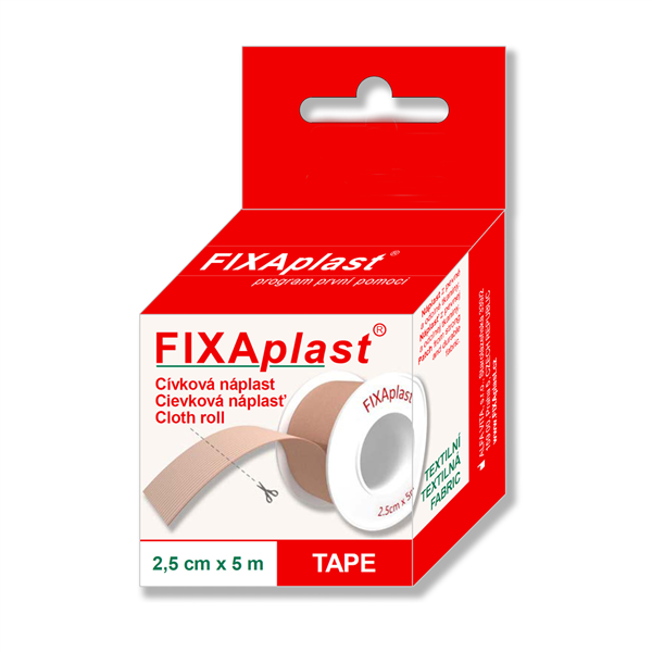 Náplast cívka Fixaplast TAPE 2.5cmx5m