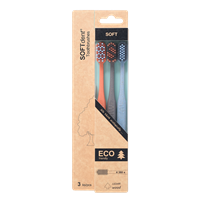 Zubní kartáček SOFTdent ECO soft, 3 ks