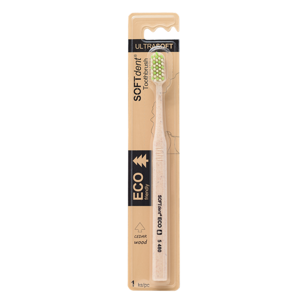 Zubní kartáček SOFTdent ECO ultra soft, 1 ks