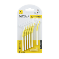 Mezizubní kartáček zahnutý 0,5mm SOFTdent® Butterfly