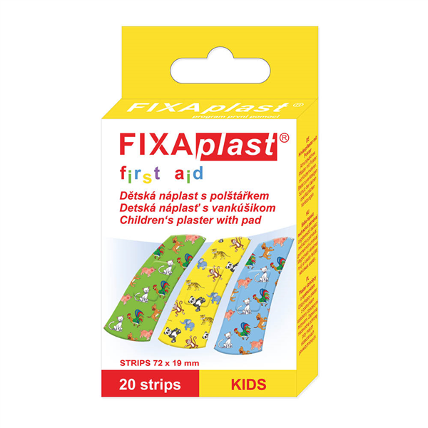 Náplast Fixaplast KIDS strip 20ks NEW