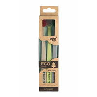 SOFTdent® zubní kartáček EGG PLUS Ultrasoft 3ks