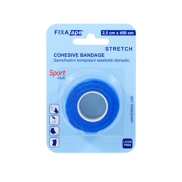 FIXAtape STRETCH Sport multi 2.5cm x 450cm blistr