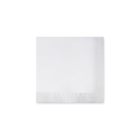 Ubrousky 3-vrstvé, 24 x 24 cm bílé [200 ks]