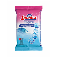 Spontex Sprint Fresh Ocean vlhčené univerzální utěrky 40 ks