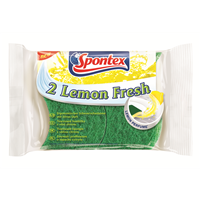 Spontex 2 Lemon Fresh houbička na nádobí