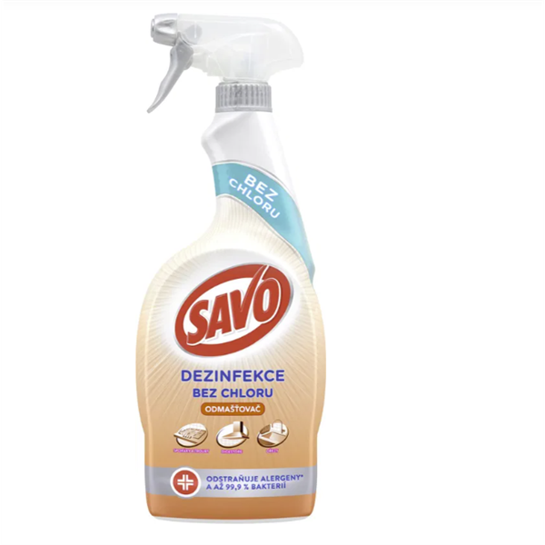 SAVO odmašťovač do kuchyně bez chloru 700 ml
