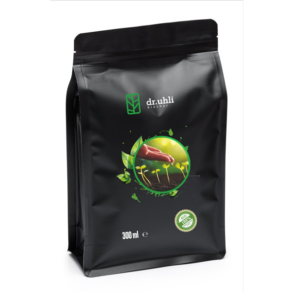 Biochar 300ml, aktivní uhlí k rostlinám MINI START