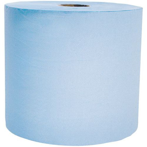Průmyslová role modrá, 2 vrstvy, 2 role, celulóza, 200 m,výška 24 cm