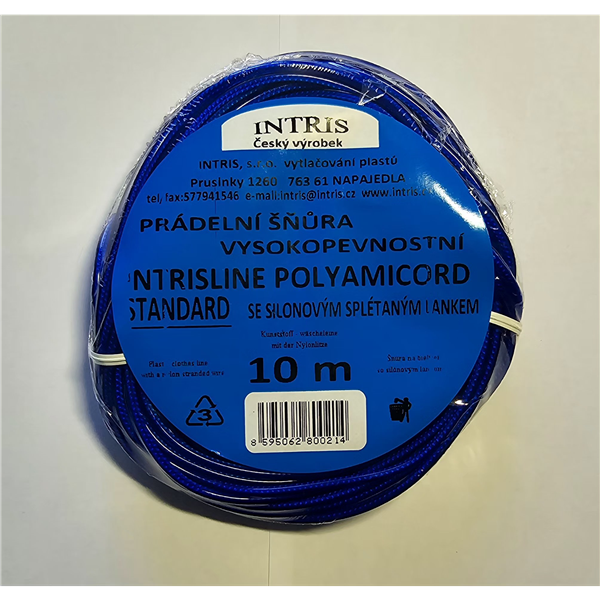 Šňůra na prádlo se silonovým lankem Intrisline standard 10m