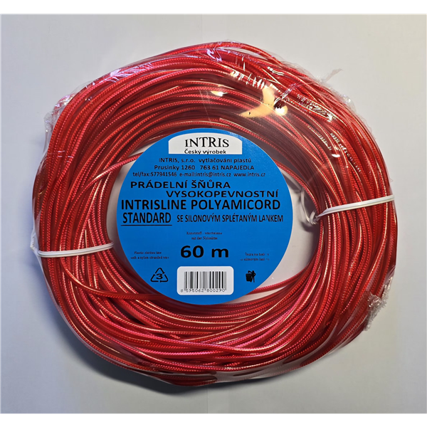 Šňůra na prádlo se silonovým lankem Intrisline standard 60m