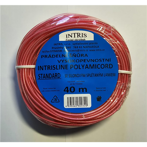 Šňůra na prádlo se silonovým lankem Intrisline standard 40m