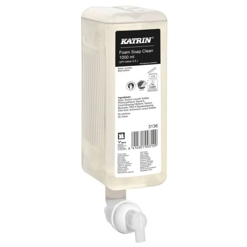 KATRIN 3136 pěnové mýdlo Pure Neutral 1000 ml 