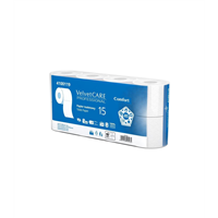 Toaletní papír Velvet COMFORT 15m, 2vr, celulóza (8rol/bal, 48rol/pack)