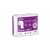 Toaletní papír Velvet EXPERT 30m, 3vr, celulóza (4rol/bal, 36rol/pack)