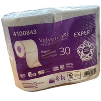 Toaletní papír Velvet EXPERT 30m, 3vr, celulóza (4rol/bal, 36rol/pack)