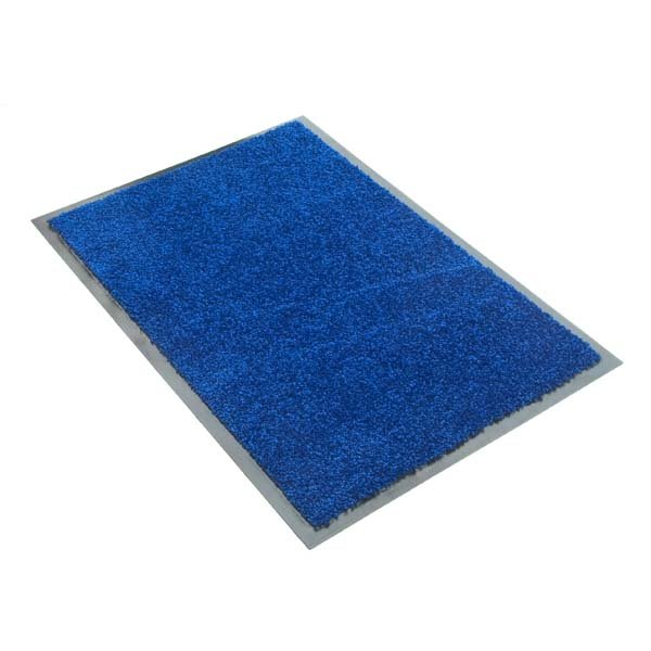 Rohož textilní PUMA 90x60cm, modrá, lemovaná, pratelná, v. 9 mm 