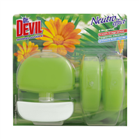 Dr. Devil 3v1 tekutý WC blok Neutro effect 3x55 ml Spring Jungle